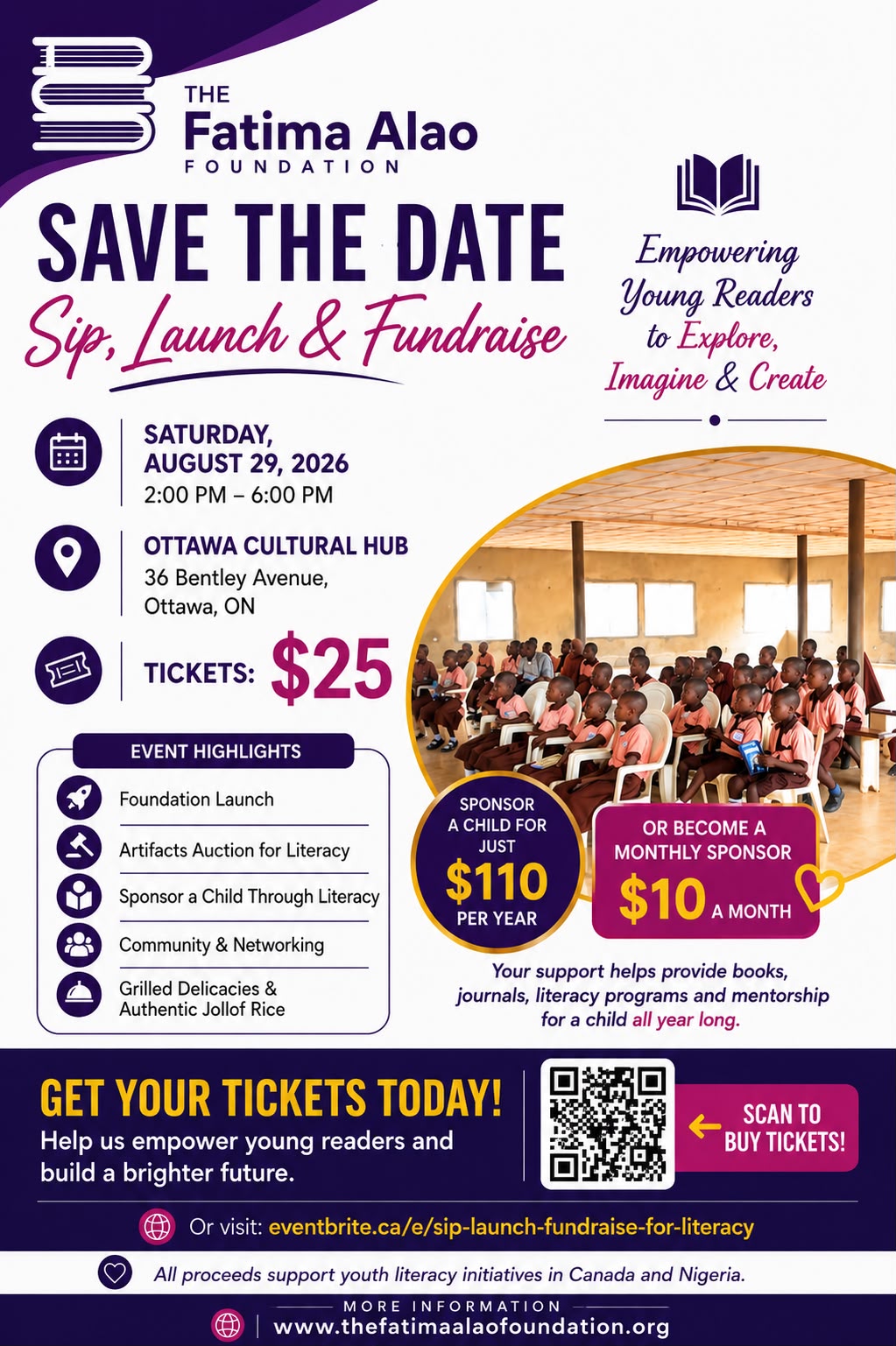 Fatima Alao Foundation Ottawa Launch Event